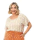 Blusa Off White Estampada