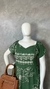 Vestido Longo Verde Estampado - comprar online