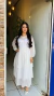 Vestido Mídi guipir Off white