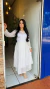 Vestido Mídi guipir Off white - comprar online