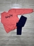 Blusão Infantil Com Calça Terracota