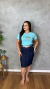 Saia Jeans Com Cinto - comprar online