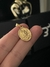 Pingente Medalha São Miguel Arcanjo Banhado a Ouro 18k
