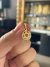 Pingente Redonda Estrela de Davi Vazado Mini Banhado a Ouro 18k