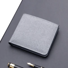 Cartera de lona corta simple de moda para hombre (CMP CH1001) en internet