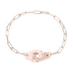 Pulsera de plata de ley 100% auténtica para mujer, brazalete de cadena (CMP PLS10034) - CMP Shopping Global