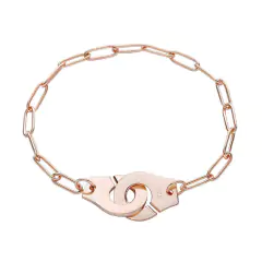 Pulsera de plata de ley 100% auténtica para mujer, brazalete de cadena (CMP PLS10034) - comprar en línea