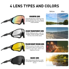 Imagen de Gafas deportivas UV400 lentes de protección a prueba de viento (CMP LTS1002)
