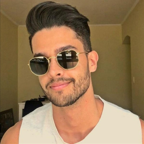 Gafas De Sol cuadradas para hombre, lentes De Sol con espejo (CMP LTS1001)