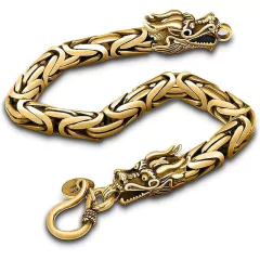 Pulsera chapada en oro de 18K para hombre y mujer (CMP PLS10020)