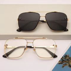 Lentes New Fashion Classic Square Sunglasses Cool Men Vintage (CMP LTS10012)