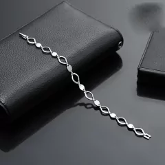 Pulsera chapada en oro de 18K para hombre y mujer (CMP PLS10020) - tienda en línea