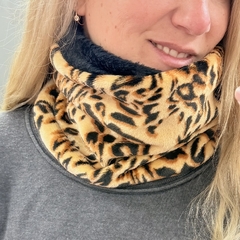 Cuello doble polar y corderito