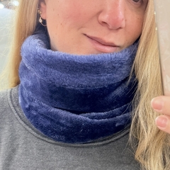 Cuello doble de polar y corderito