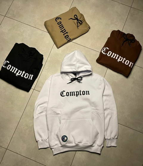 MOLETOM COMPTON LOGO ESTAMP