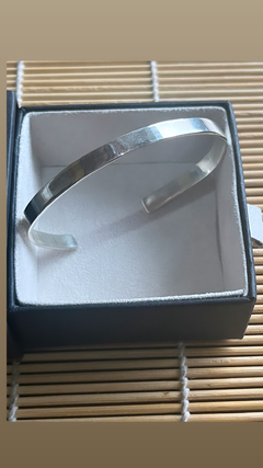 bracelete liso prata - comprar online