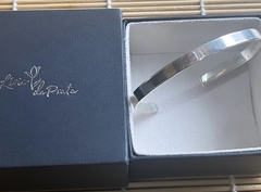 bracelete liso prata
