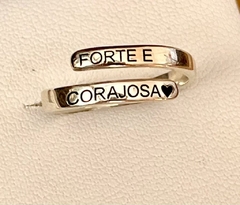 ANEL REGULÁVEL - FORTE E CORAJOSA