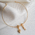 Bracelete Coração de Mãe - Dourado