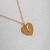 Colar Coração de Mãe - Dourado