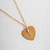 Colar Coração de Mãe - Dourado - comprar online