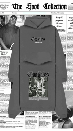 HOODIE "OLD SCHOOL" - GREY