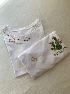 Remeras bordadas