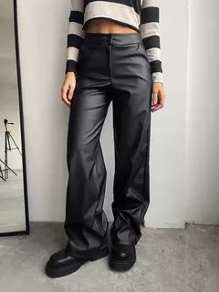 Wide leg de ecocuero - Greta Clothes