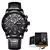 LIGE-reloj analógico con correa de cuero para hombre, Resistente al agua, calendario - PrizeShop