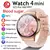 GT4 Mini reloj inteligente para mujer 360*360 pantalla AMOLED HD NFC