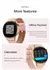 GT4 Mini reloj inteligente para mujer 360*360 pantalla AMOLED HD NFC