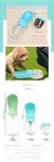 Imagen de Botella de agua y comida portátil para mascotas, Material de grado alimenticio, taza de viaje