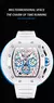 Reloj de lujo para hombre ONOLA moda casual multifuncional cinta de silicona impermeable
