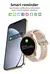 Reloj inteligente para hombre y mujer, pulsera resistente al agua con llamadas,