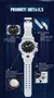 SANDA 6126 reloj de pulsera de cuarzo con alarma para hombre militar, reloj Digital, pantalla dual - PrizeShop