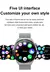 Para reloj GT Series reloj inteligente hombres mujeres HDScreen Bluetooth llamadas