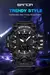 SANDA 6126 reloj de pulsera de cuarzo con alarma para hombre militar, reloj Digital, pantalla dual - comprar en línea