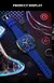 Reloj LIGE cuadrado informal deportivo de cuarzo para hombre, cronógrafo, resistente al agua hasta 50 m - PrizeShop
