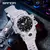 SANDA 6126 reloj de pulsera de cuarzo con alarma para hombre militar, reloj Digital, pantalla dual en internet