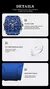 Reloj LIGE cuadrado informal deportivo de cuarzo para hombre, cronógrafo, resistente al agua hasta 50 m