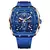 Reloj LIGE cuadrado informal deportivo de cuarzo para hombre, cronógrafo, resistente al agua hasta 50 m - comprar en línea
