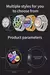 Imagen de Reloj inteligente para hombre y mujer, pulsera con Pantalla AMOLED HD, asistente de voz