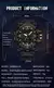 SANDA 6126 reloj de pulsera de cuarzo con alarma para hombre militar, reloj Digital, pantalla dual - tienda en línea
