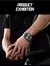 NAVIFORCE-reloj analógico de cuarzo para hombre, cronógrafo de pulsera con pantalla LCD, Resistente al agua - tienda en línea