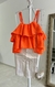 Saia Jeans off metalizada - comprar online