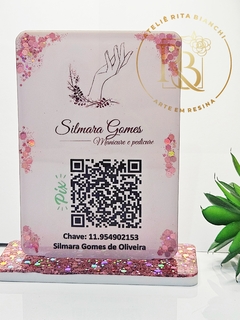 Placa para QRCode Modelo 05