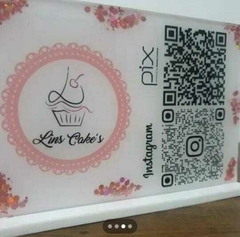 Placa para QRCode Modelo 02