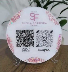 Placa para QRCode Modelo 01 - comprar online