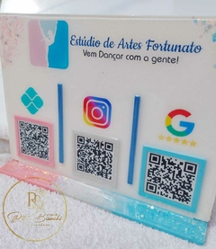 Placa para QR Code Modelo 05 - comprar online