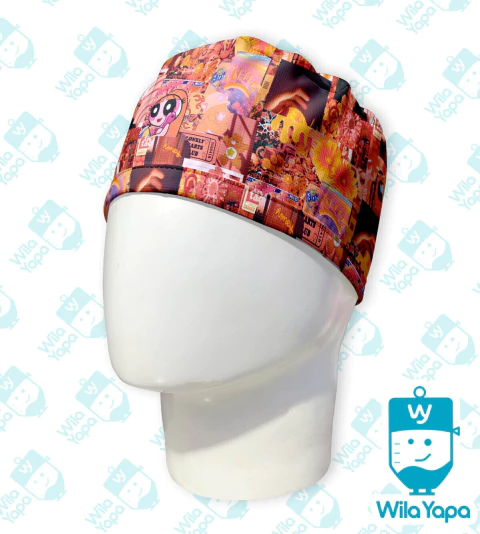 BomBon- Chicas Superpoderosas C60 - Gorra Quirúrgica - WilaYapa